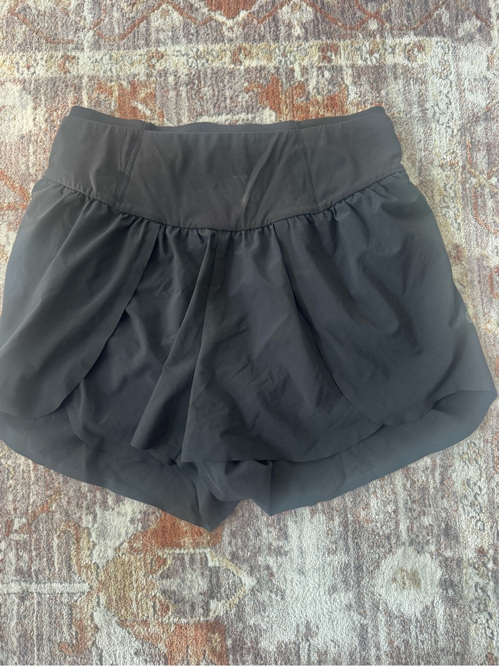 lululemon athletica Black Layered Athletic Skort Shorts